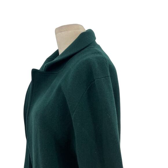 J. Crew Sophie Open-Front Sweater-Blazer Old Forest Green Merino Wool Size Small - Picture 8 of 15